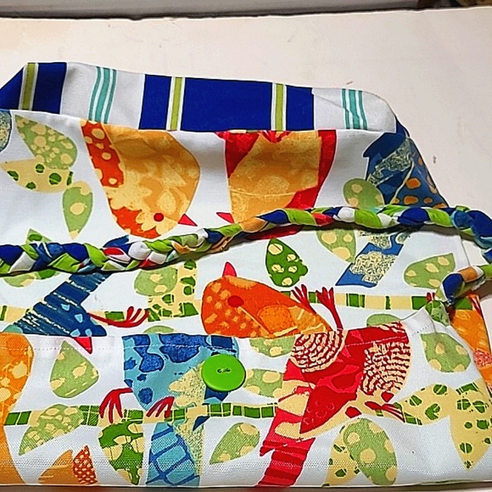 IF YOU LOVE  BIRDS, Large bag 16" H X 13" W Braided Handle 9 1/2" (19) Carry all